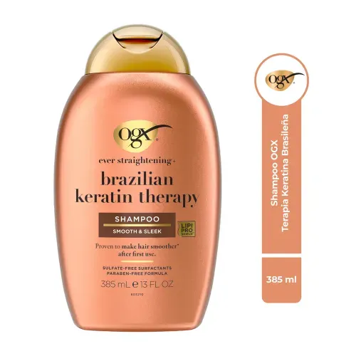 Shampoo OGX Terapia keratina brasileña - 385 ml