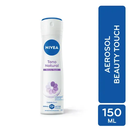 Desodorante Nivea en Spray Femenino Tono Natural Beauty  Touch - 150 ml