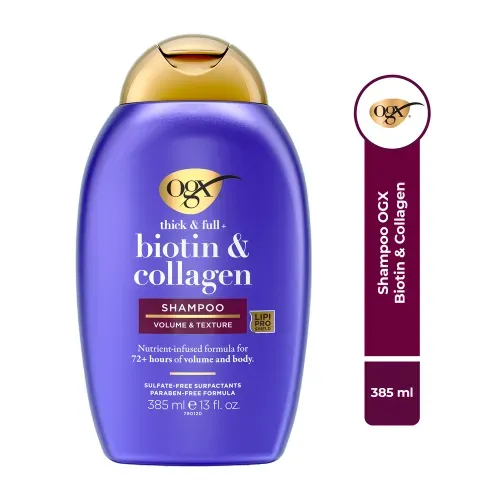 Shampoo Ogx Biotin & Collagen - 385 ml
