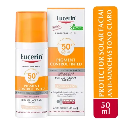 Sun Antipigmento Eucerin tono claro Fps 50 - 50 ml