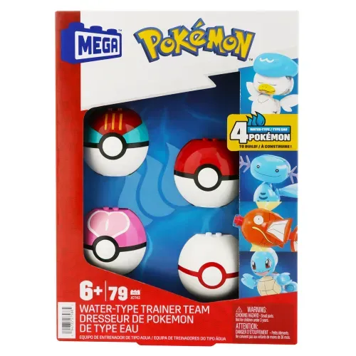 Juguete Mega Pokemon Equipo Agua