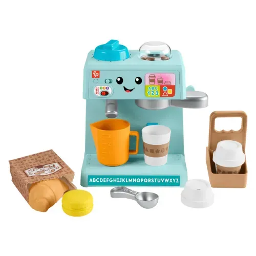 Juguete Fisher-Price rie y aprende primera máquina de cafe