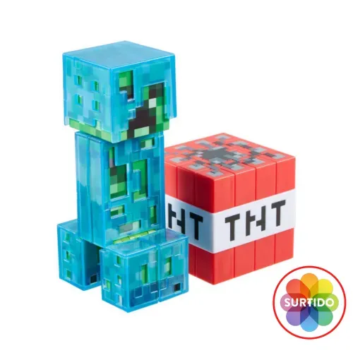 Figura Minecraft Diamond Surtido Collector