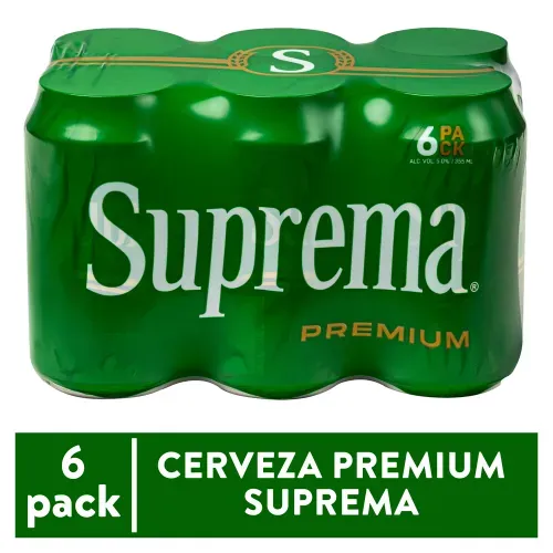 Cerveza Suprema Six Pack Lata 355 ml