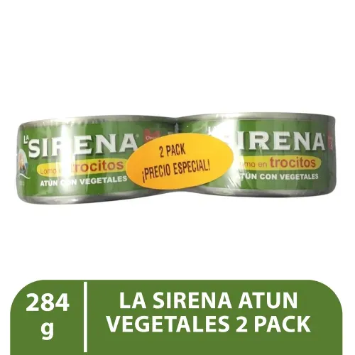 2pack La Sirena Atun Veg 284g