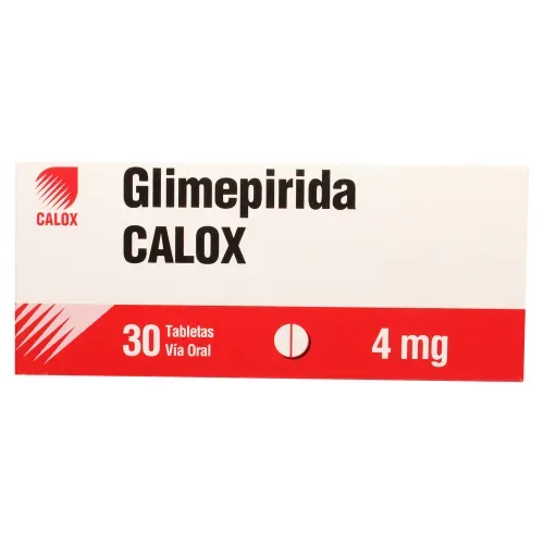 Glimepirida Calox 4mg 30 Tabletas