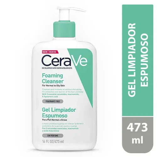 Cerave Gel Limpiador Espumoso 473 ml Unidad