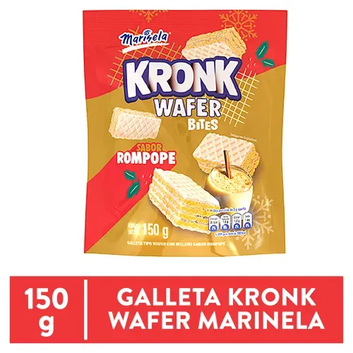 Wafle Marisela Kronk rompope - 150 g