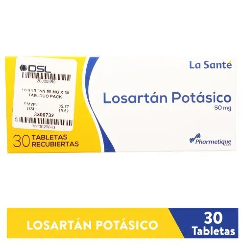 Losartan Sante 50mg 30tab 2pack