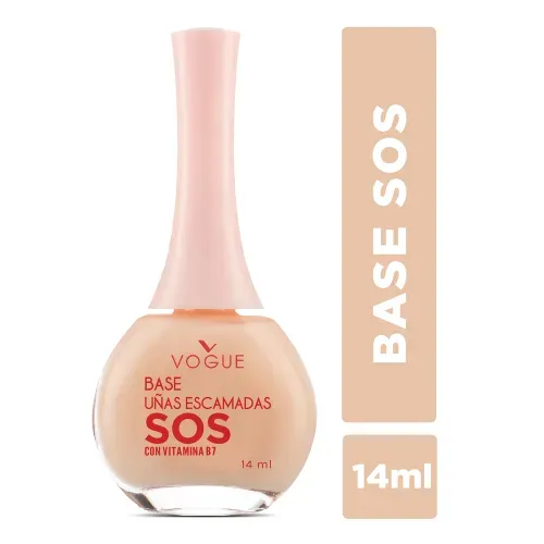 Base Uñas Escamadas Sos Tono Nude - 14 ml