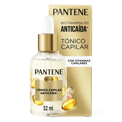 Tónico Capilar Anticaída+ Pantene Biotinamina B3 Cabello Saludable Desde La Raíz - 52 ml