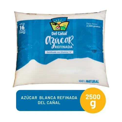 Azucar Blnca Refinada Del Canal - 2500 g