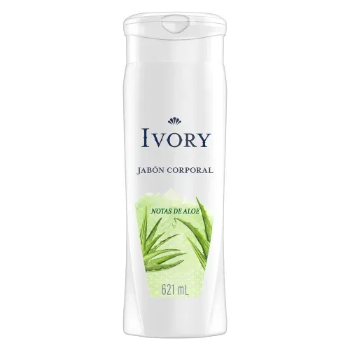 Jabón Corporal Ivory Notas de Aloe - 621 ml