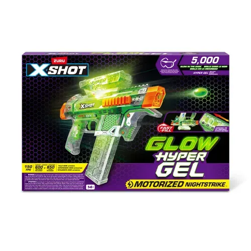 X-Shot hyper gel series 1 glow in the dark modelo S001