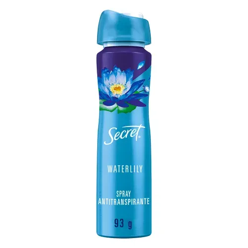 Spray Antitranspirante Secret Waterlily Seco 93 g - 150 ml