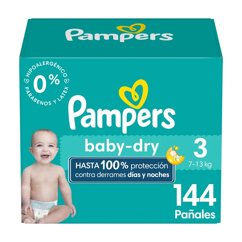panales-pampers-baby-dry-talla-3-144-uds-0037000862338