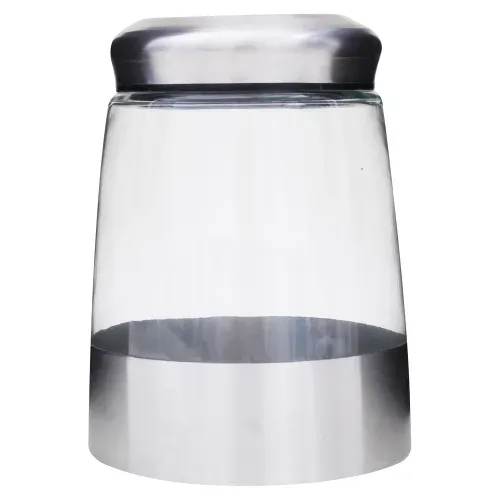 Canister De Vidrio Y Metal 1300Ml