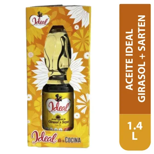Aceite Ideal Girasol On Pack 1400ml