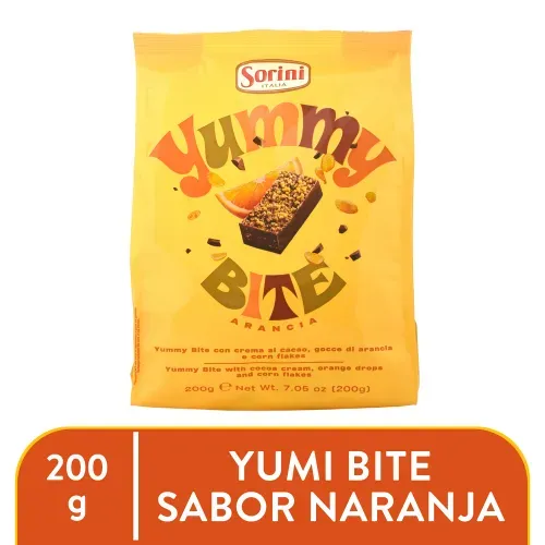 Chocolates Sorini Bolsa Cremoso Sabor Naranja - 200 g