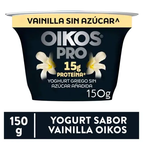 Yogurt Oikos Pro Solido Vainilla 150g