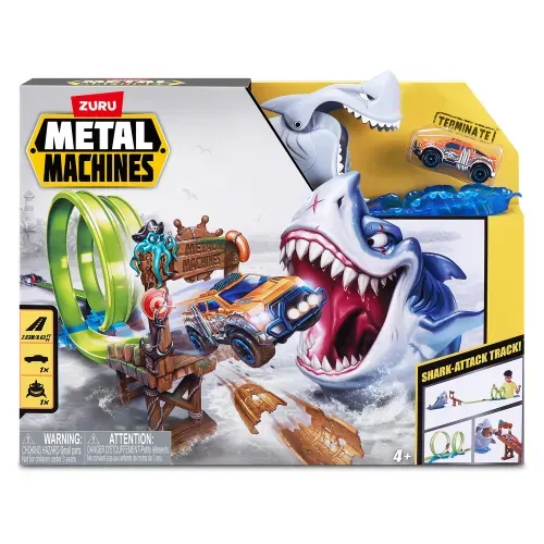 Pista Metal Machines ataque tiburón