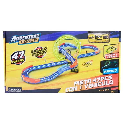 Pista Loops Adventure Force con vehículo - 47 Pzas
