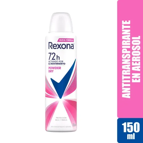 Desodorante Rexona Antitranspirante dama powder dry aerosol - 150 ml