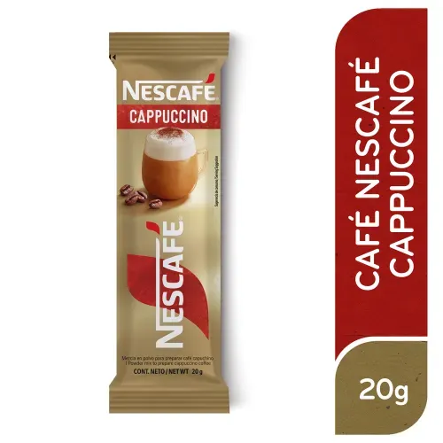 Café Nescafé Cappuccino Original Sobre - 20 g