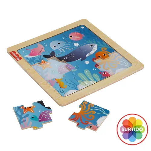 Juego de mesa Fisher-price rompecabeza de madera surtido