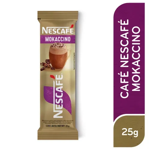 Café Nescafé Cappuccino Mokaccino Sobre - 25 g