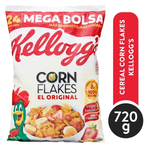 Cereal Corn Flakes Kelloggs 720 Gr Bolsa