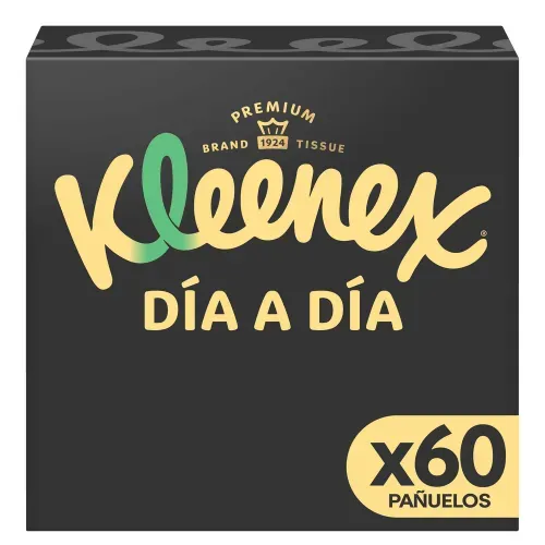 Pañuelos Faciales Kleenex Elegance - 60 Unidades
