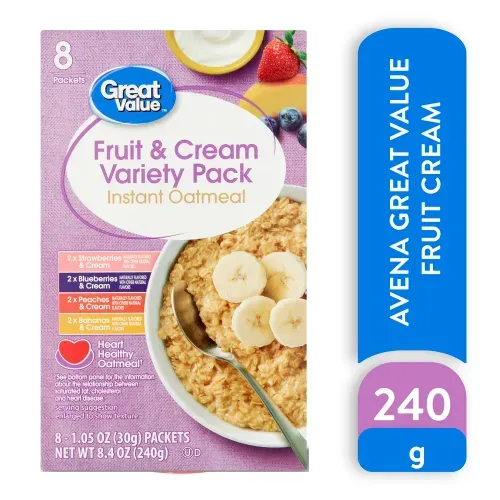 Avena Great Value Fruit Cream Pk 240gr