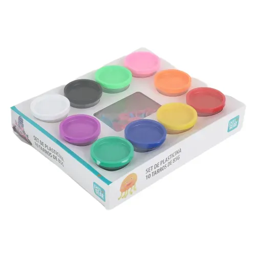 Plastilina para moldear Pen Gear - 10 uds/85 g