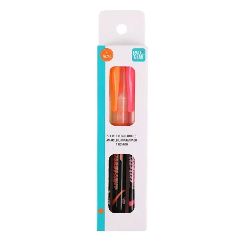 3 Pack Resaltador Pen Gear  De Textos