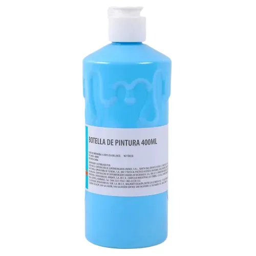 Botella de pintura Pen Gear, color celeste -400 ml
