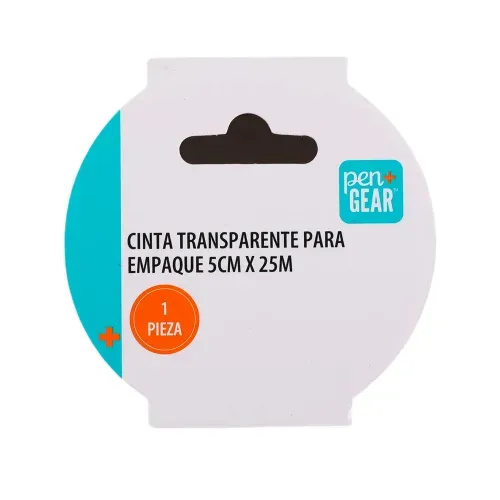 Cinta adhesiva Pen Gear, transparente -5 cm x 25m