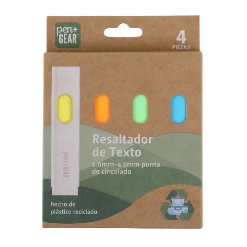 Reciclado Resaltadores 4 Colores