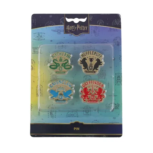 Harry Potter Broches Para Mochila 4 Pzas