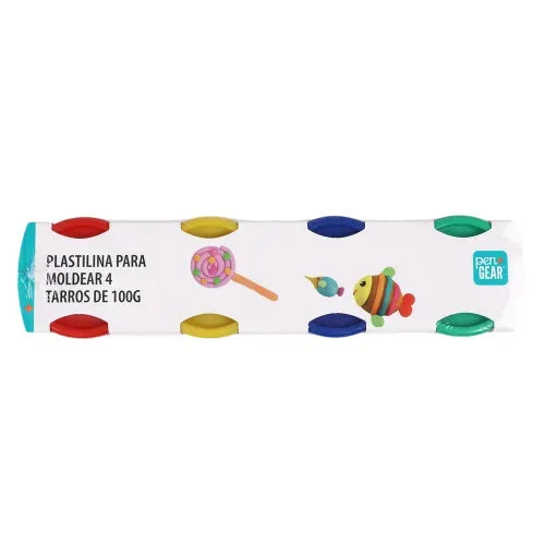 Plastilina para moldear Pen Gear 4 unidades/- 100 g