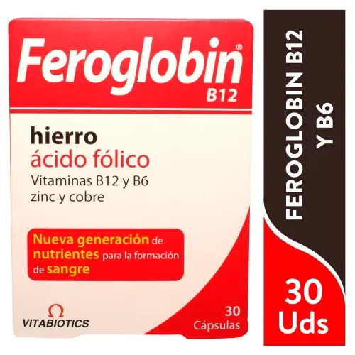Feroglobin B12 30 Capsulas