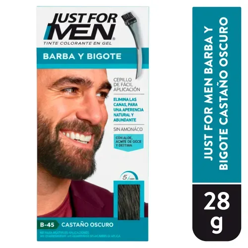 Just For Men Barba Bigote Cast Osc 28grs