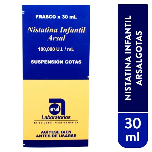 Gotas Nistatina Arsal - 30 ml