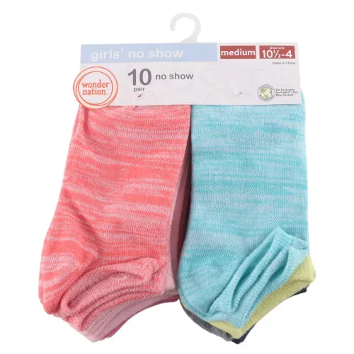 Ropa Interior y Pijamas De Niñas Wonder Nation 10p Calce Cas No Show Wonder Nation 1260