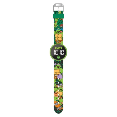 Reloj Accutime Tortugas Ninja Led Verde