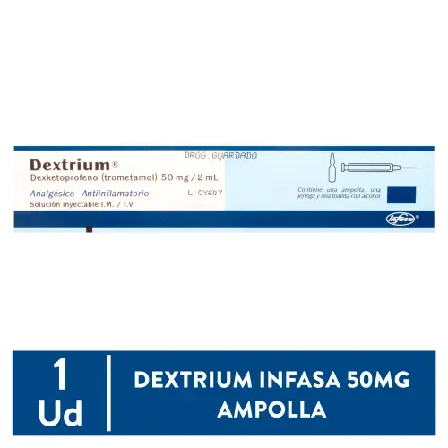 Dextrium Infasa 50mg Iny 1 Amp