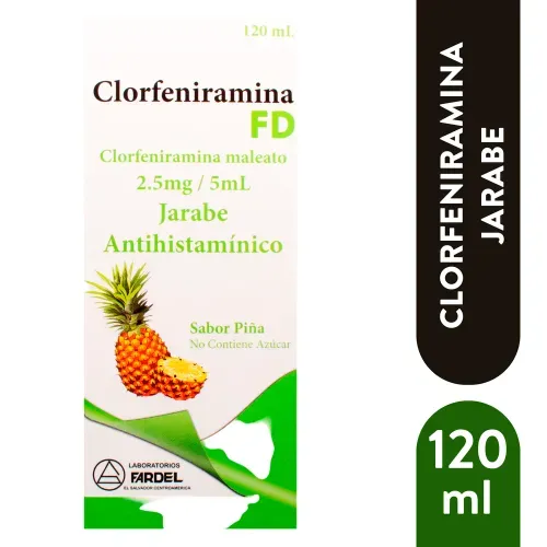 Clorfeniramina 120ml Jarabe