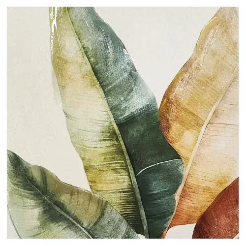 Ms Canvas Disenos Hojas 40x50cm