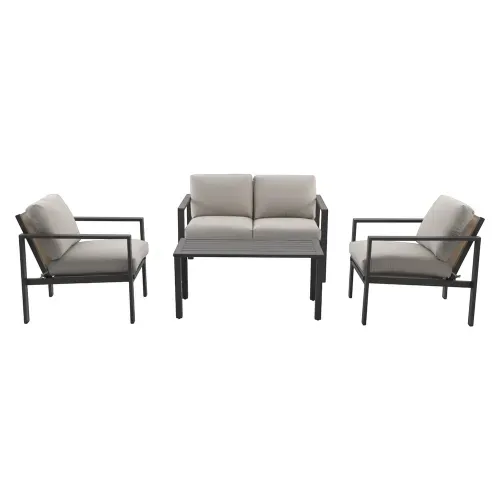 Set Sala Home Trends marrón - 4 pzas