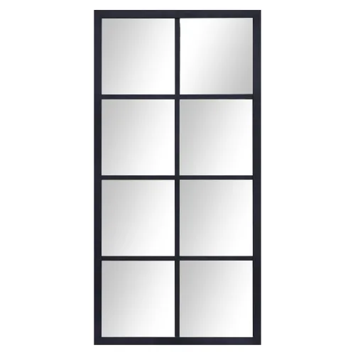 Set 2 Espejos Mainstays tipo ventana negro - 81 cm